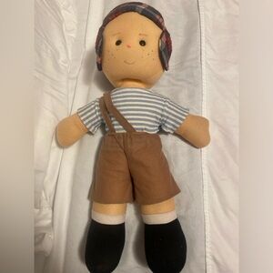 El Chavo Plush Striped Shirt and Brown Shorts